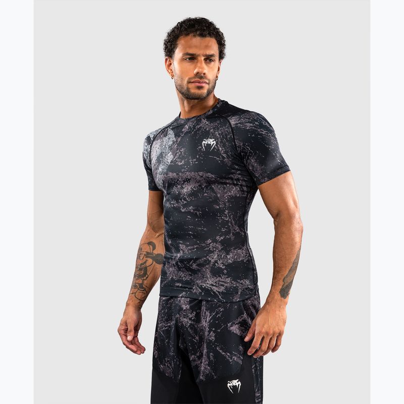 Мъжки рашгард Venum Rage & Workout Rashguard SS black/grey 3