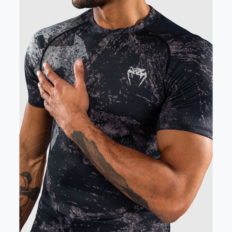 Мъжки рашгард Venum Rage & Workout Rashguard SS black/grey 5