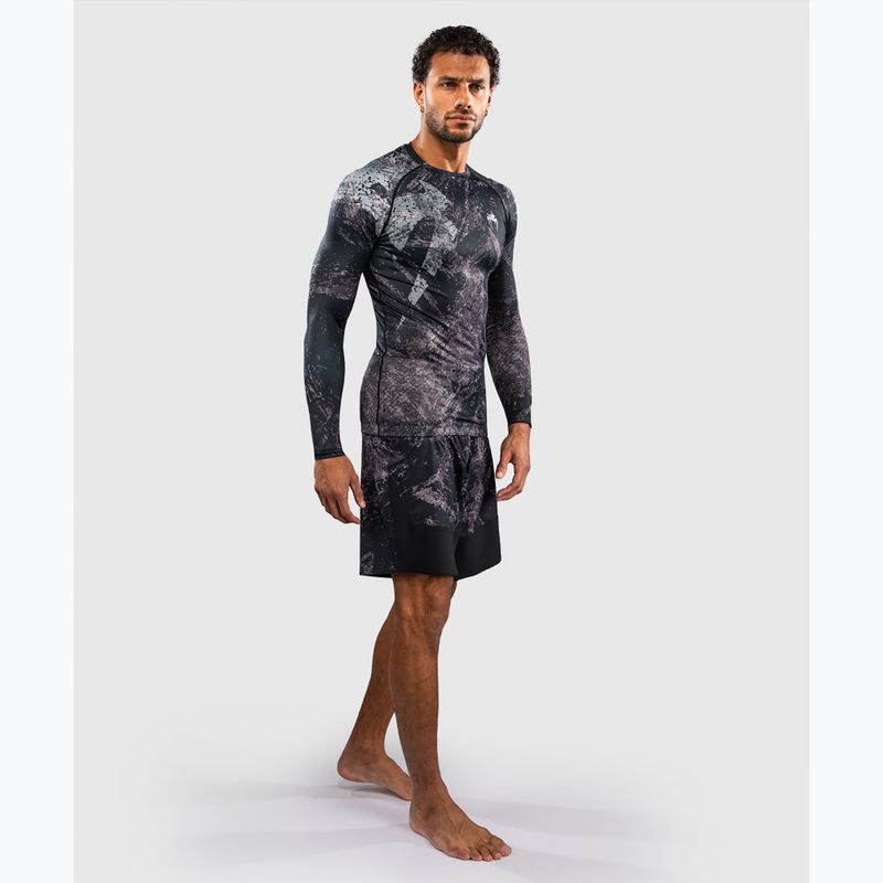 Мъжки рашгард с дълги ръкави Venum Rage & Workout Rashguard LS black/grey 2