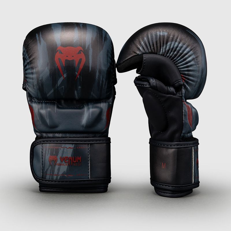 Ръкавици за спаринг Venum Demon Sparring black/grey 2