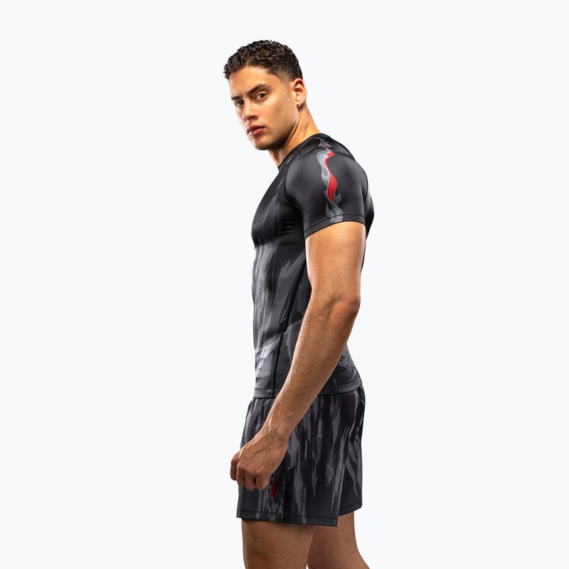Мъжки рашгард Venum Demon Rashguard SS black/grey 3
