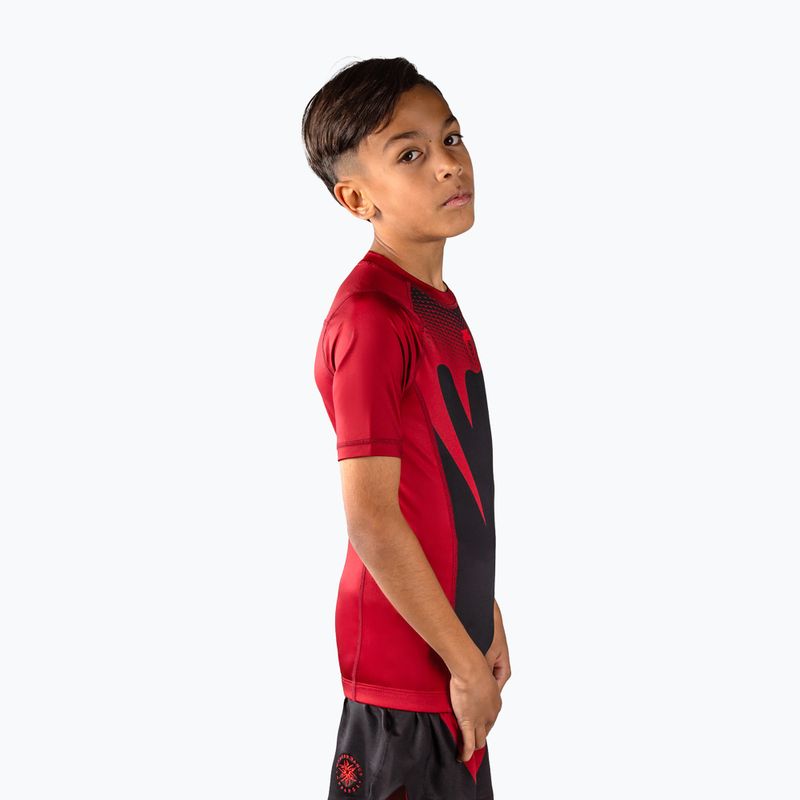 Детски рашгард  Venum Attack Rashguard SS black/red 4