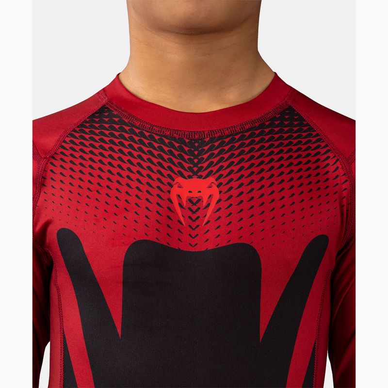 Детски рашгард  Venum Attack Rashguard SS black/red 5