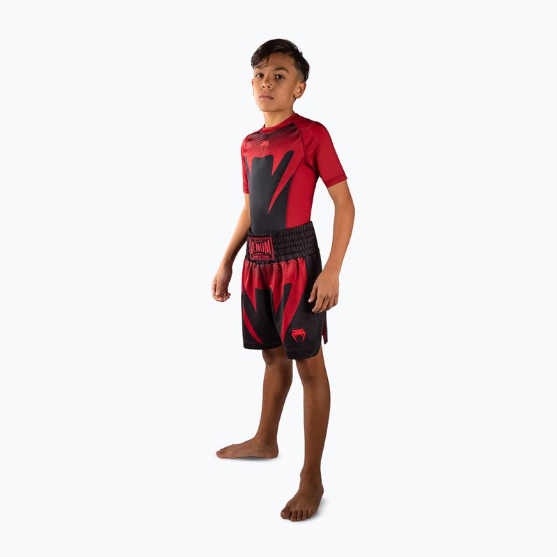 Детски тренировъчни шорти Venum Attack black/red 2