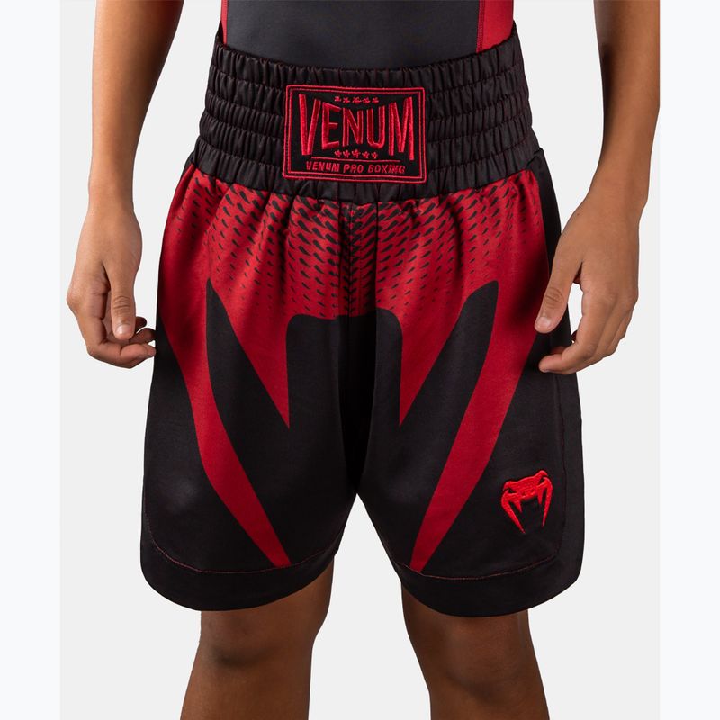 Детски тренировъчни шорти Venum Attack black/red 4