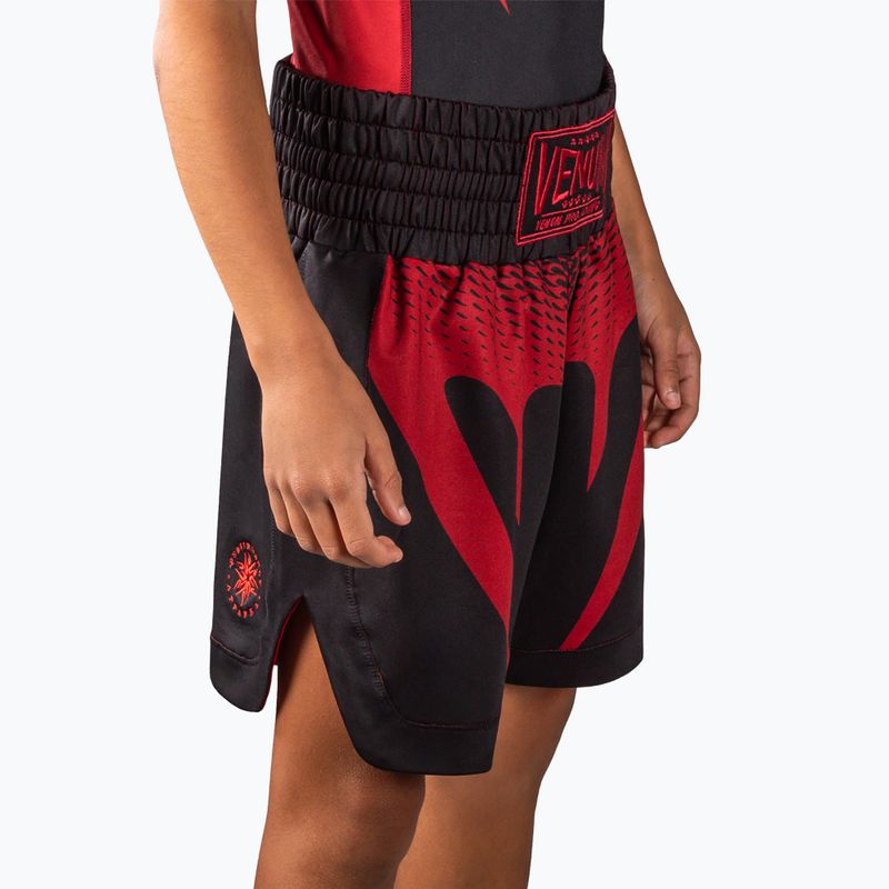 Детски тренировъчни шорти Venum Attack black/red 5