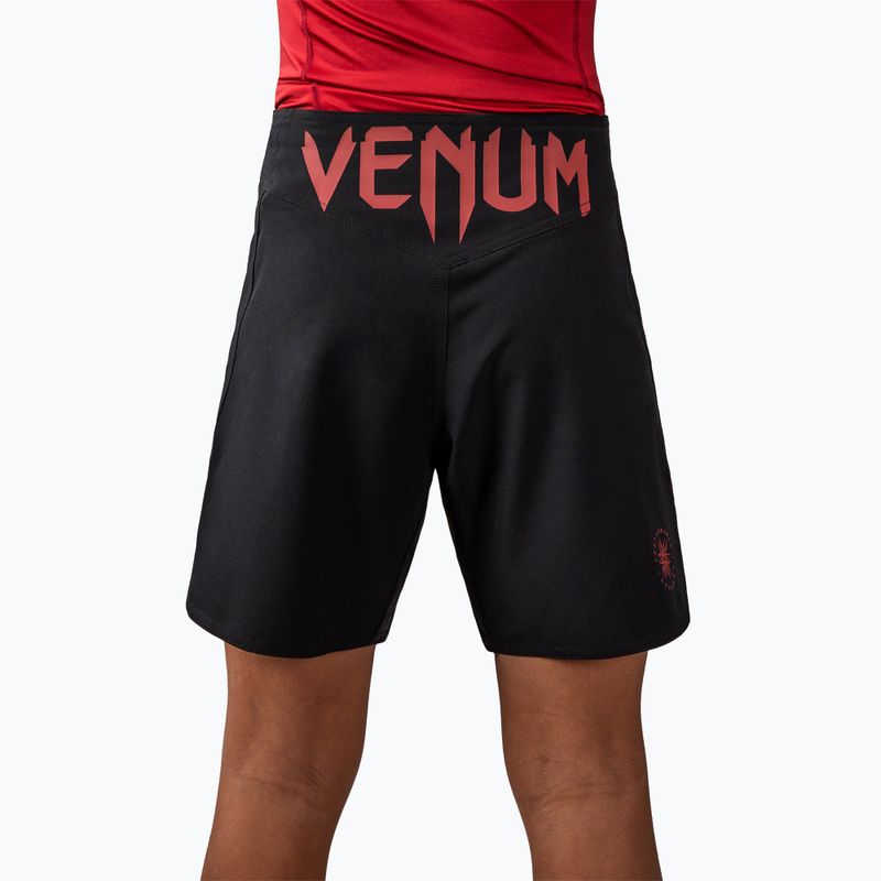 Детски тренировъчни шорти Venum Attack Fight black/red 4