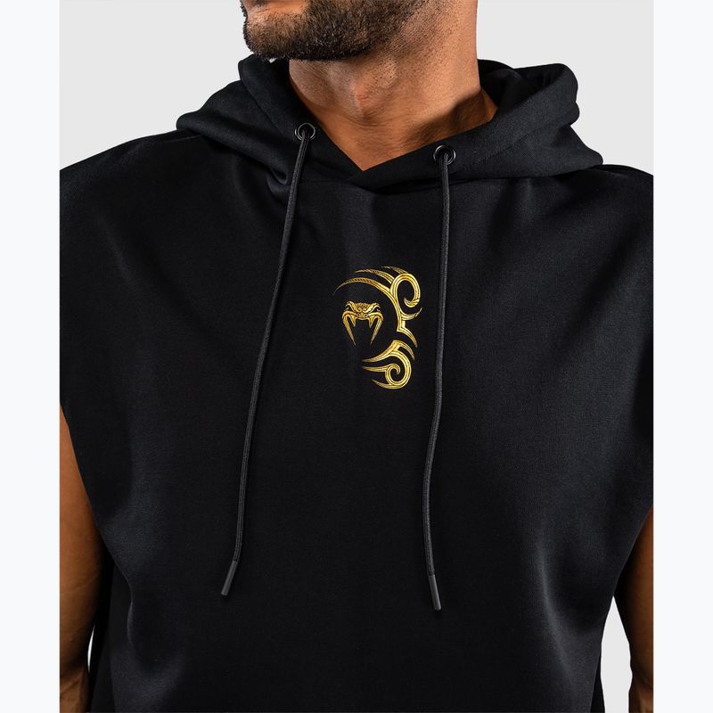 Мъжки суитшърт Venum x Mike Tyson Tiger Sleeveless Hoodie black/gold 6