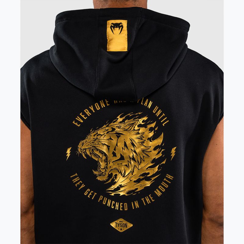 Мъжки суитшърт Venum x Mike Tyson Tiger Sleeveless Hoodie black/gold 7