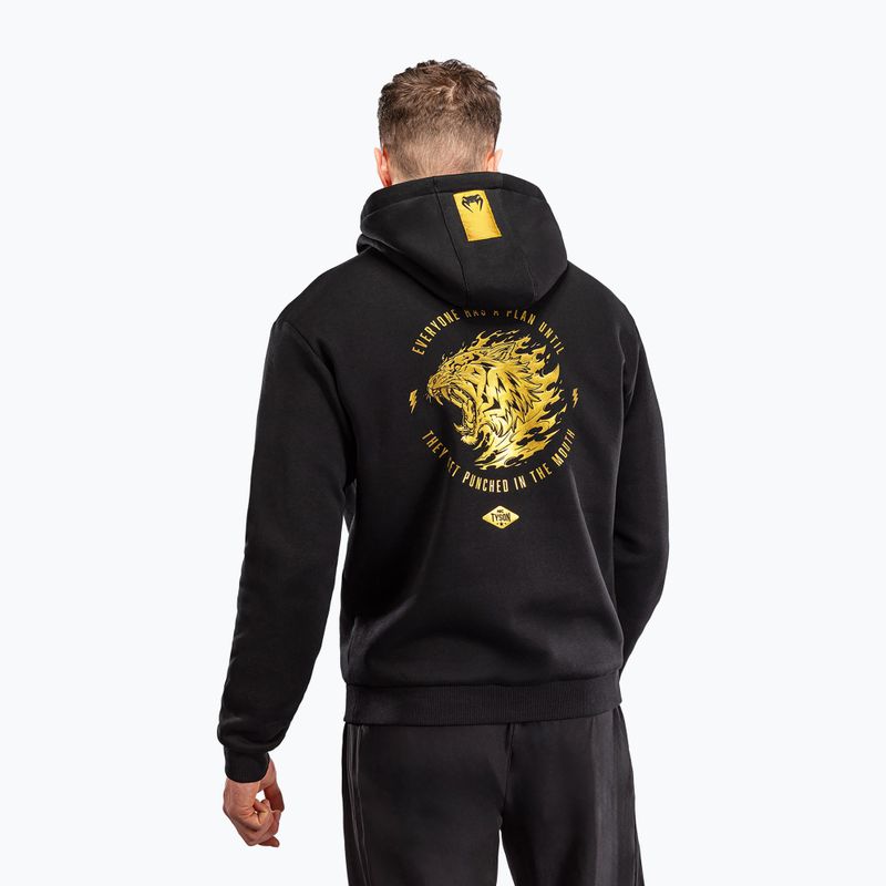 Мъжки суитшърт Venum x Mike Tyson Tiger Hoodie black/gold 2