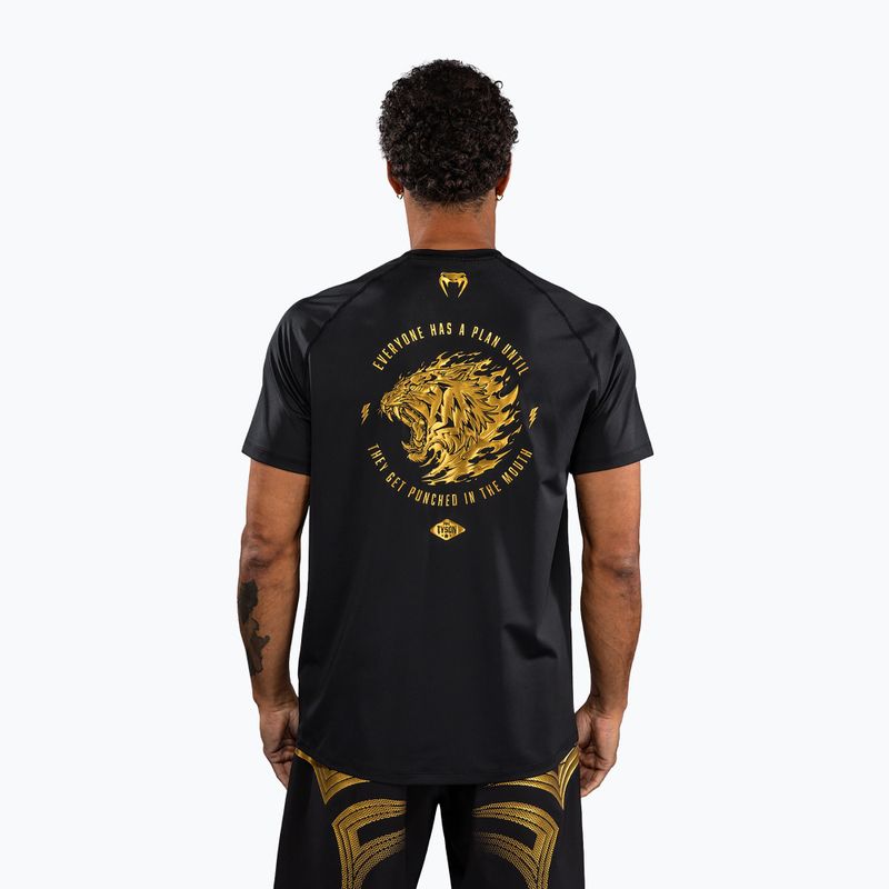 Мъжка тениска Venum x Mike Tyson Tiger Dry Tech black/gold 3