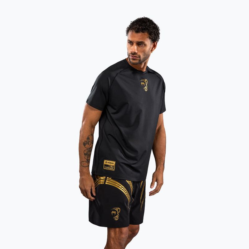 Мъжка тениска Venum x Mike Tyson Tiger Dry Tech black/gold 4