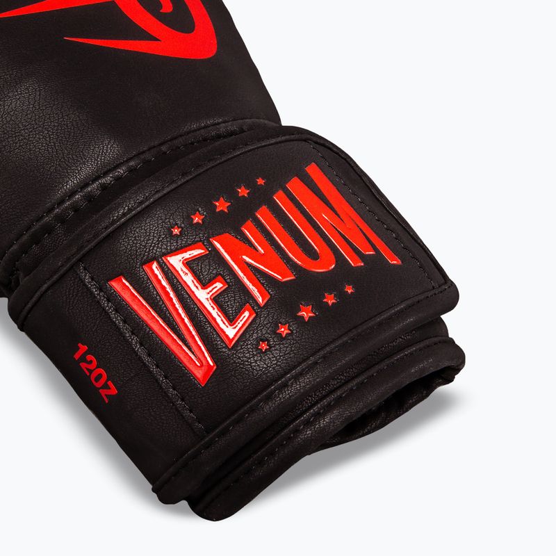 Боксови ръкавици Venum Mike Tyson Replica Boxing black/red 4