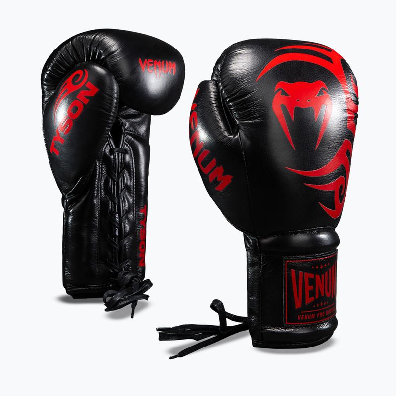 Боксови ръкавици Venum Giant 2.0 Mike Tyson Pro Boxing black/red 2