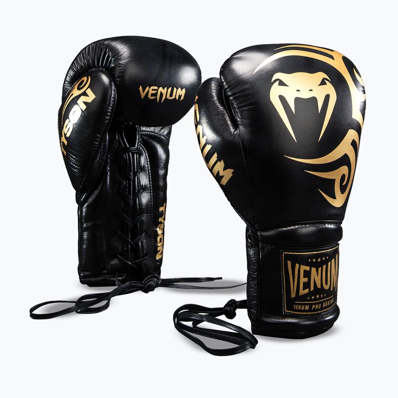 Боксови ръкавици Venum Giant 2.0 Mike Tyson Pro Boxing black/gold 2