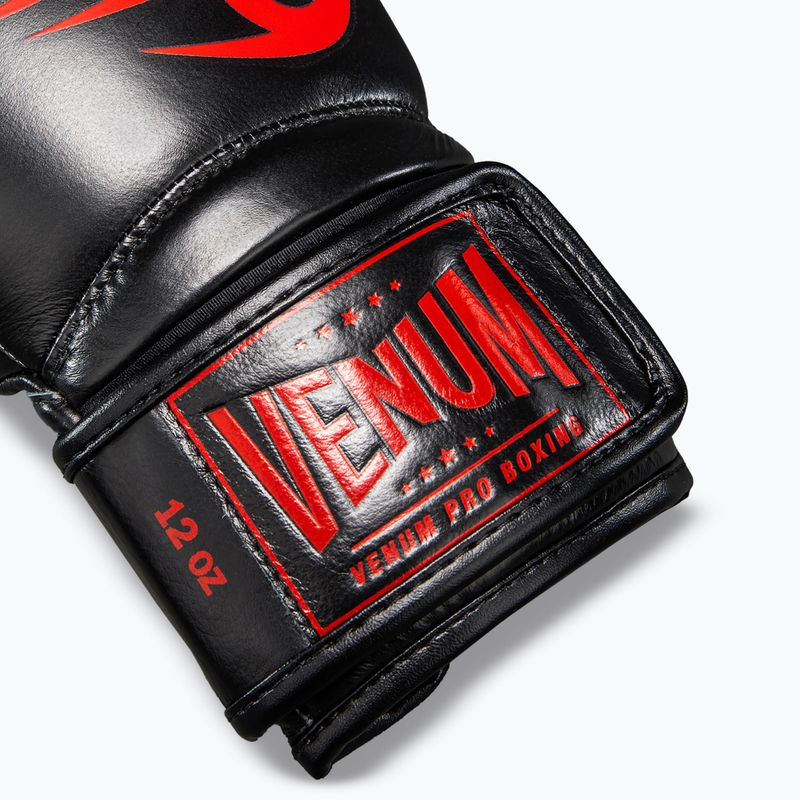 Боксови ръкавици Venum Giant 2.0 Mike Tyson Pro Boxing black/red 4