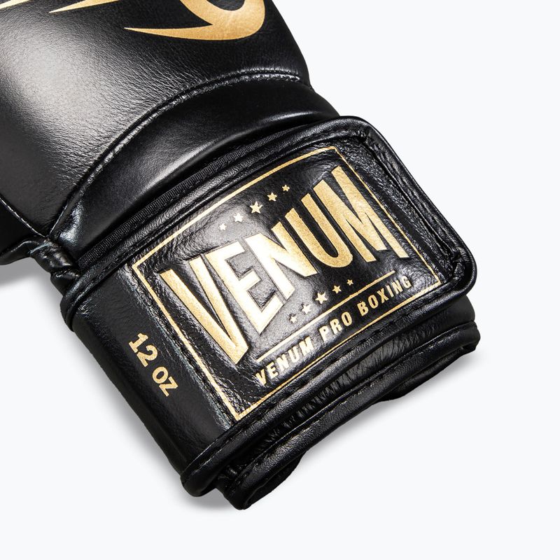 Боксови ръкавици Venum Giant 2.0 Mike Tyson Pro Boxing black/gold 4