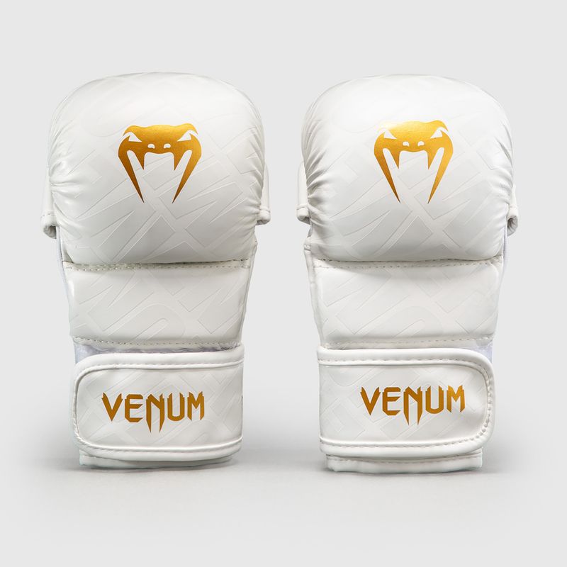 Ръкавици за спаринг Venum Contender 1.5 XT 3D Sparring white/gold 2