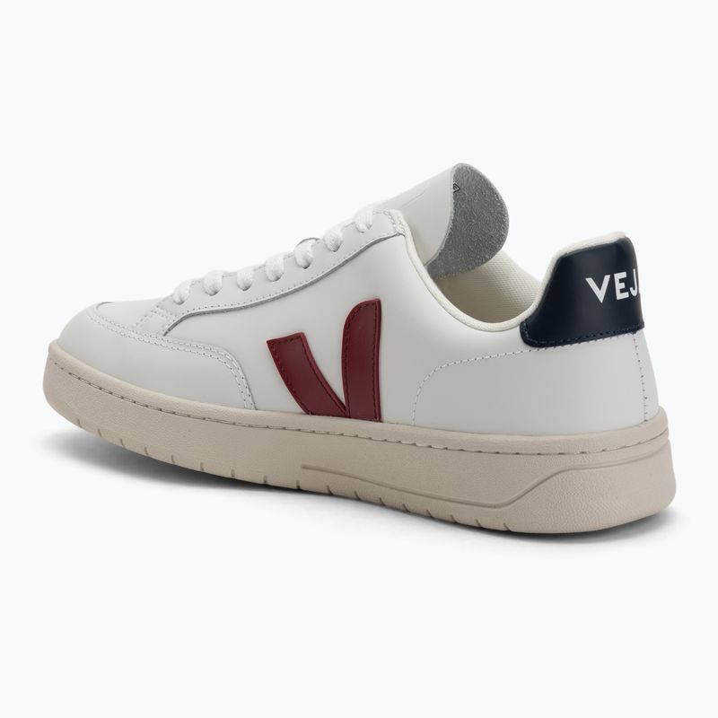 Дамски обувки VEJA V-12 Leather white/marsala/nautico 3