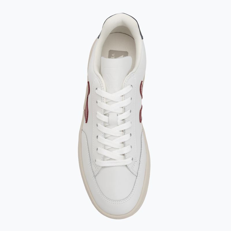 Дамски обувки VEJA V-12 Leather white/marsala/nautico 5