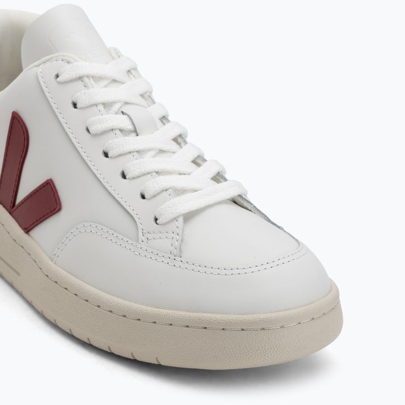 Дамски обувки VEJA V-12 Leather white/marsala/nautico 7