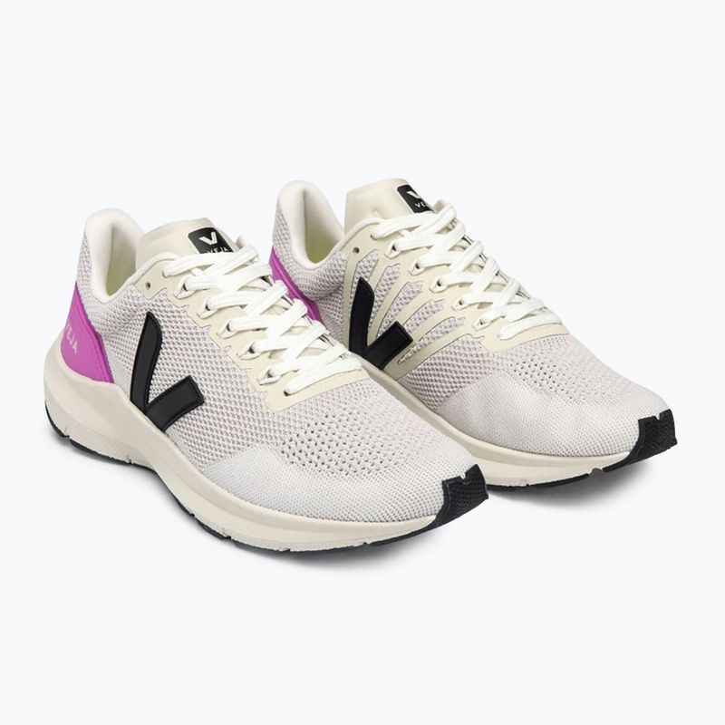 VEJA Marlin V-Knit дамски обувки за бягане chalk/black/ultraviolet 8