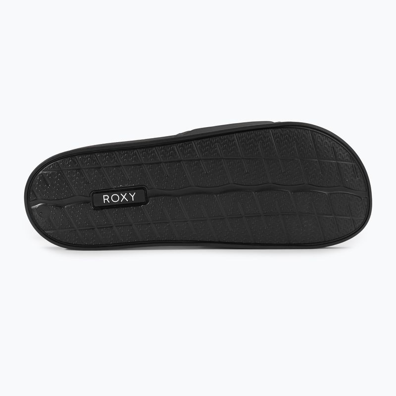 Дамски чехли ROXY Slippy II green black fg 4