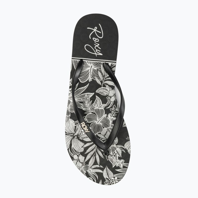 Дамски джапанки ROXY Viva Stamp II black/white 5