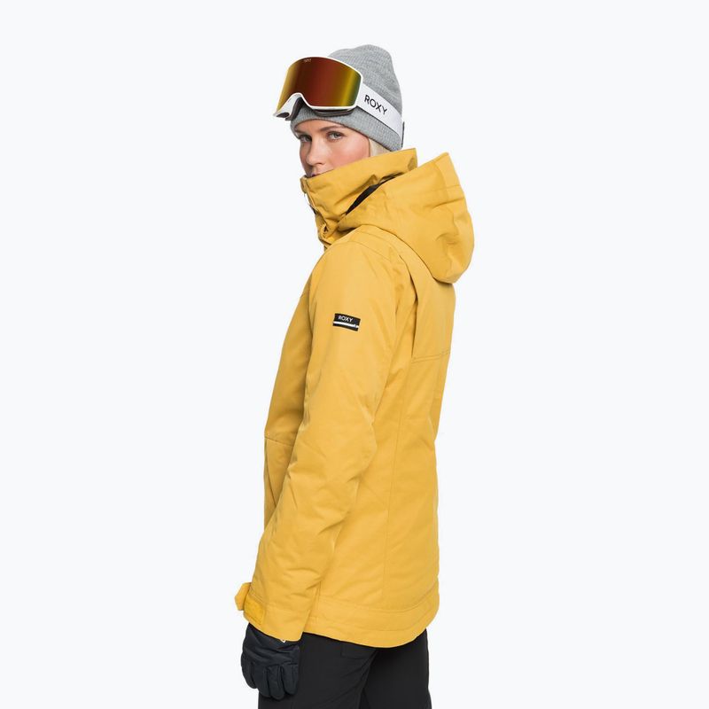Дамско яке за сноуборд ROXY Presence Parka 2021 golden 2