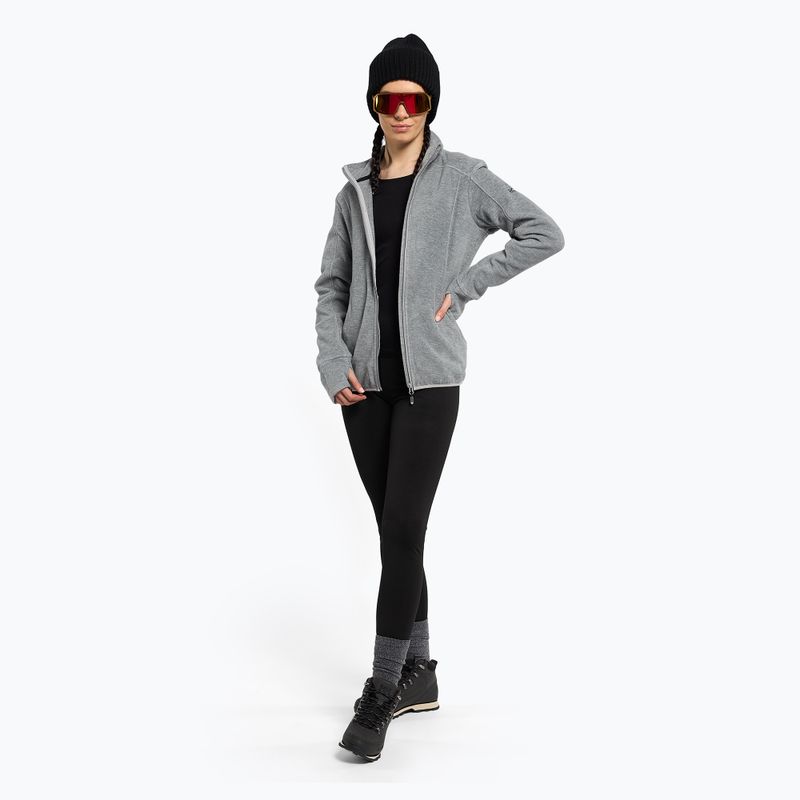 Женски суитшърт за сноуборд ROXY Harmony 2021 heather grey 4