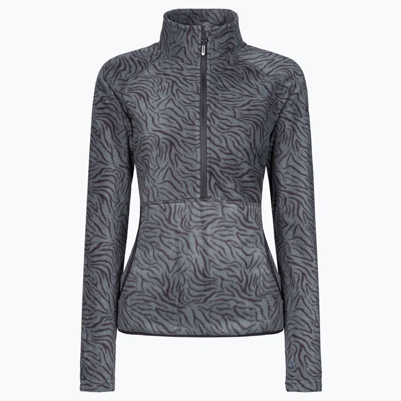 Женски суитшърт за сноуборд ROXY Cascade 2021 true black zebra print 8