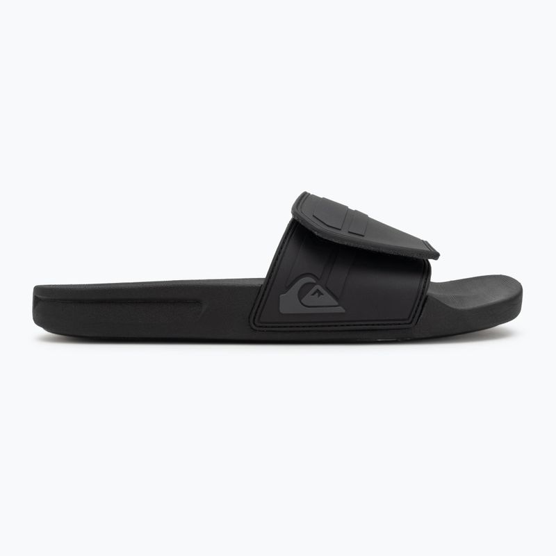 Quiksilver Rivi Slide Adjust black/grey/black мъжки джапанки 2