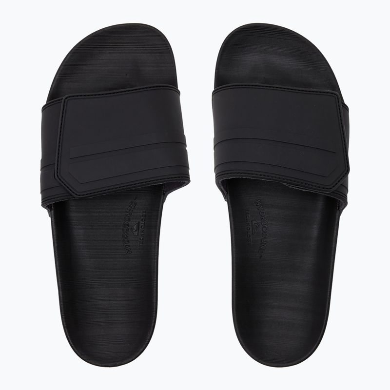 Quiksilver Rivi Slide Adjust black/grey/black мъжки джапанки 2