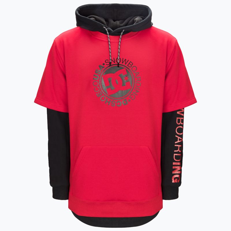Мъжки суитшърт за сноуборд DC Dryden racing red