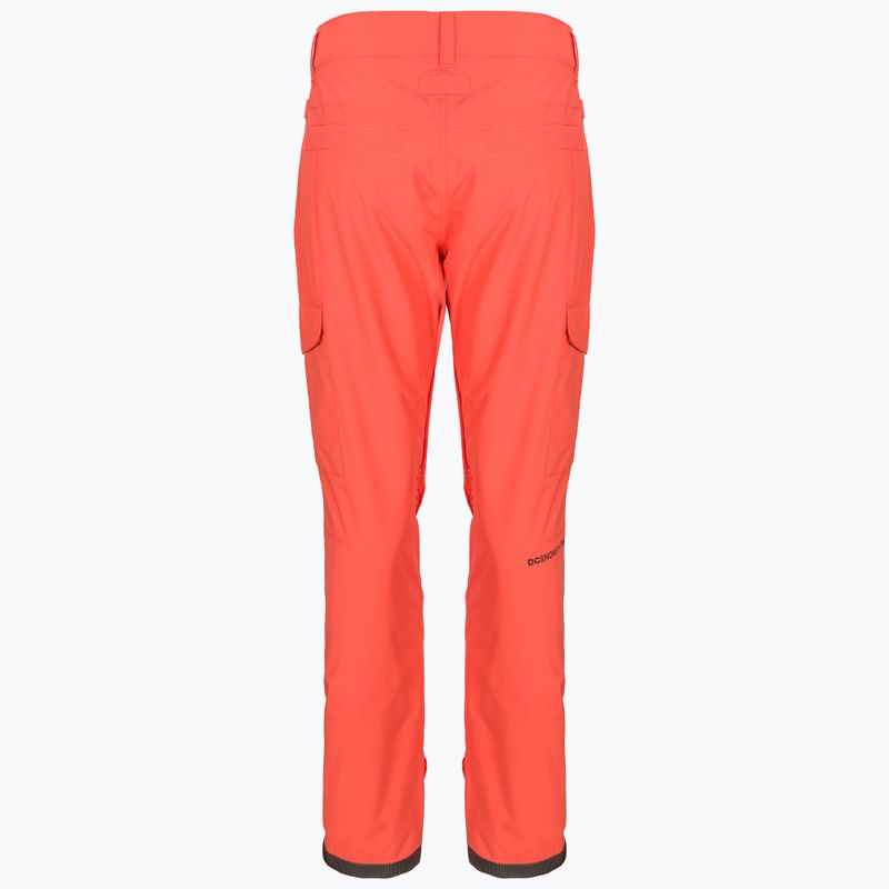 Дамски панталони за сноуборд DC Nonchalant hot coral 8