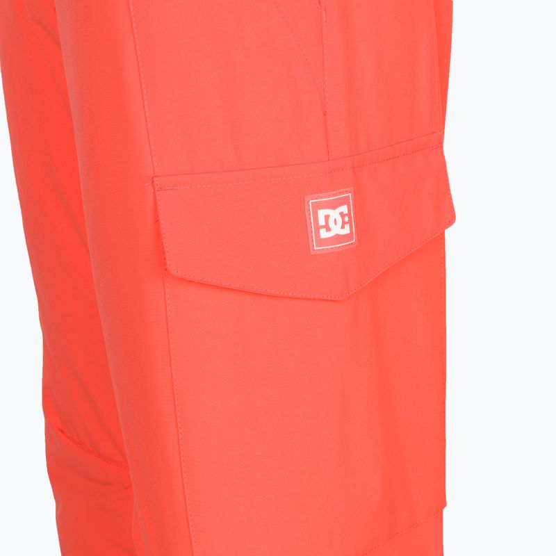 Дамски панталони за сноуборд DC Nonchalant hot coral 9