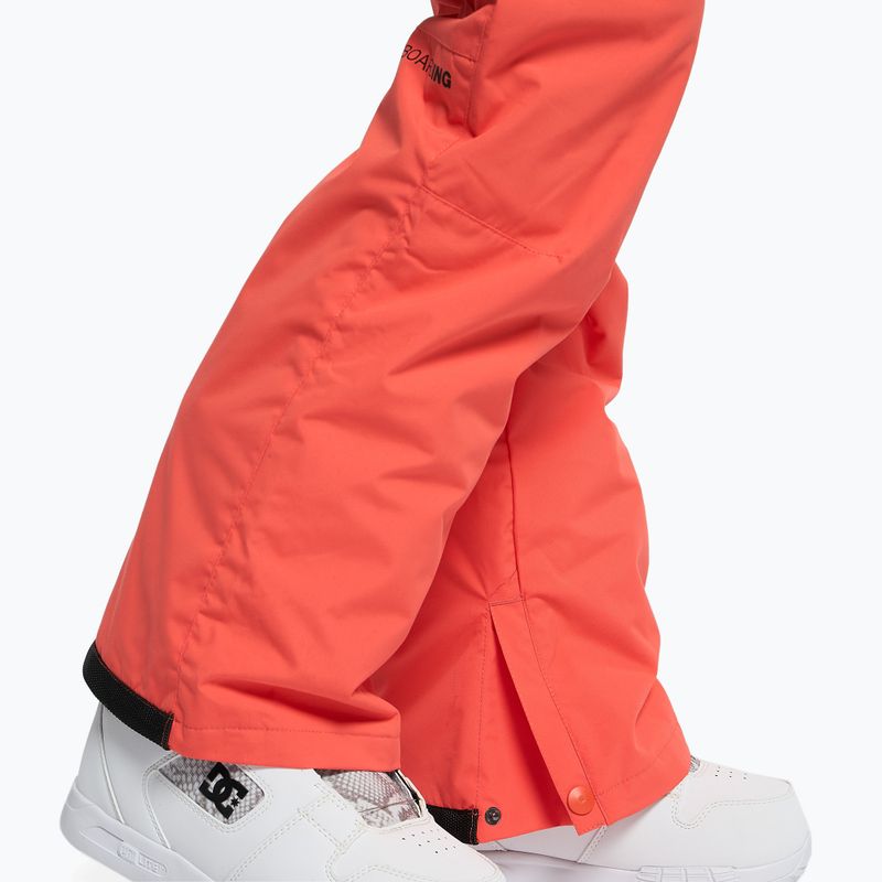 Дамски панталони за сноуборд DC Nonchalant hot coral 6
