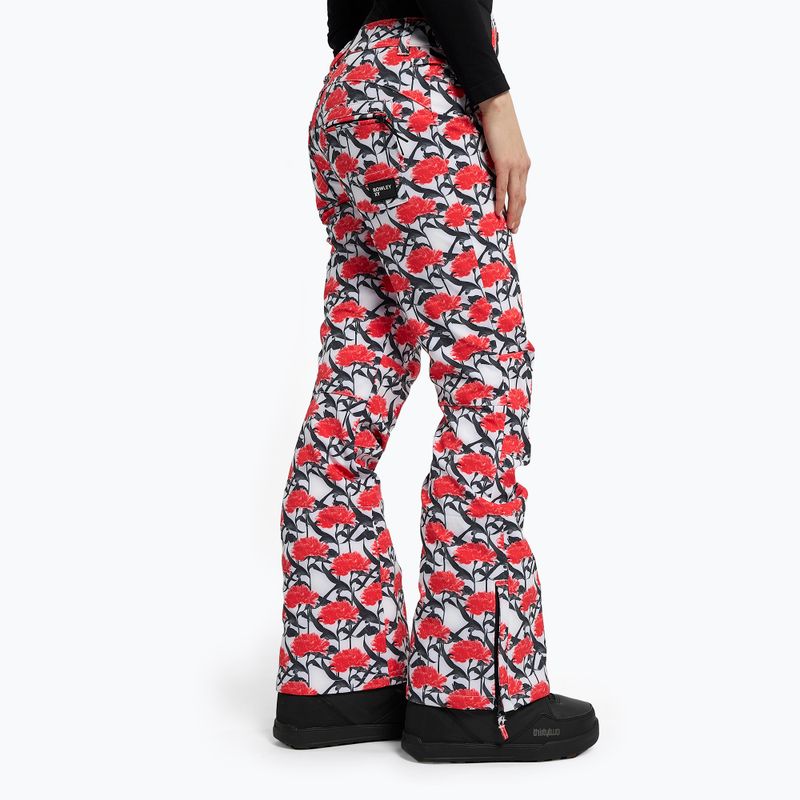 Дамски панталони за сноуборд ROXY Rowley X ROXY High 2021 bright white/white red 3