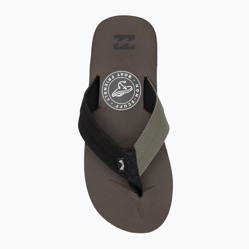 Мъжки джапанки Billabong All Day Impact chocolate MFOT1BAD-CHO 5