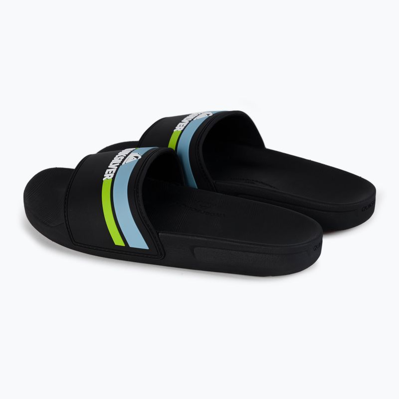 Детски джапанки Quiksilver Rivi Slide black/orange/blue 3