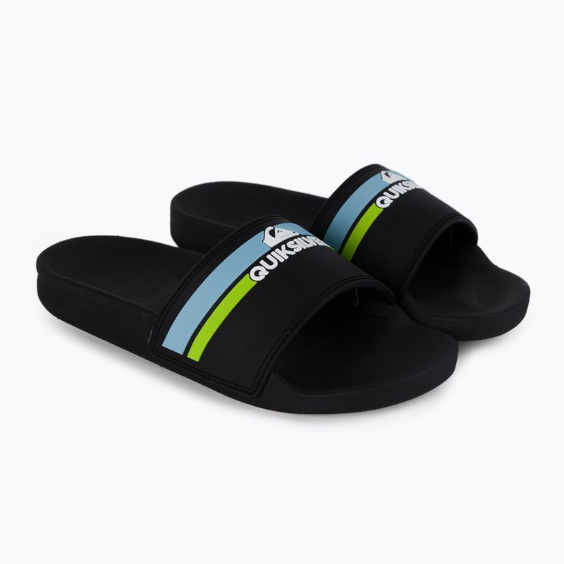 Детски джапанки Quiksilver Rivi Slide black/orange/blue 5