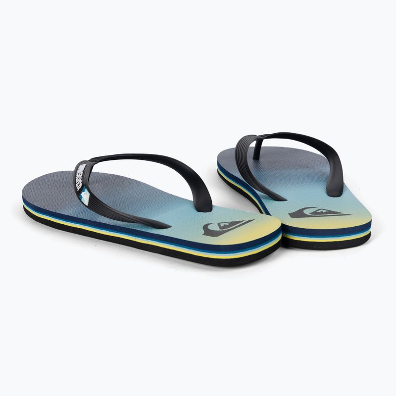 Мъжки джапанки Quiksilver Molokai Newwave black/blue/blue 3