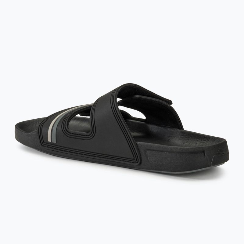 Мъжки чехли Quiksilver Rivi Double Adjust black/grey/black 3