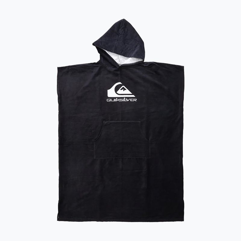 Детско пончо Quiksilver Hoody черно
