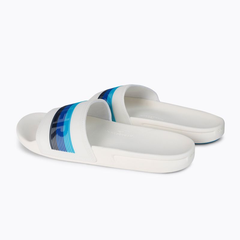 Мъжки джапанки Quiksilver Rivi Wordmark Slide white/white/blue 3
