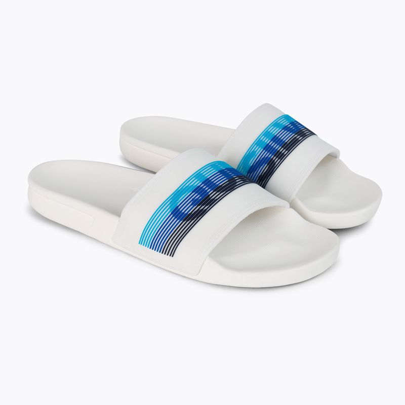 Мъжки джапанки Quiksilver Rivi Wordmark Slide white/white/blue 5