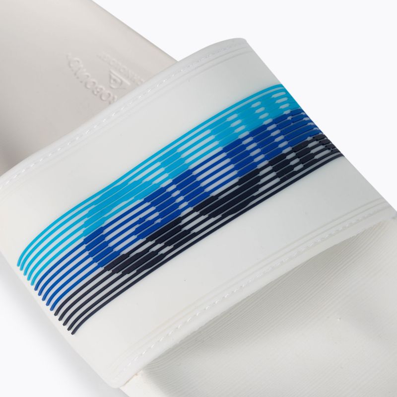Мъжки джапанки Quiksilver Rivi Wordmark Slide white/white/blue 7