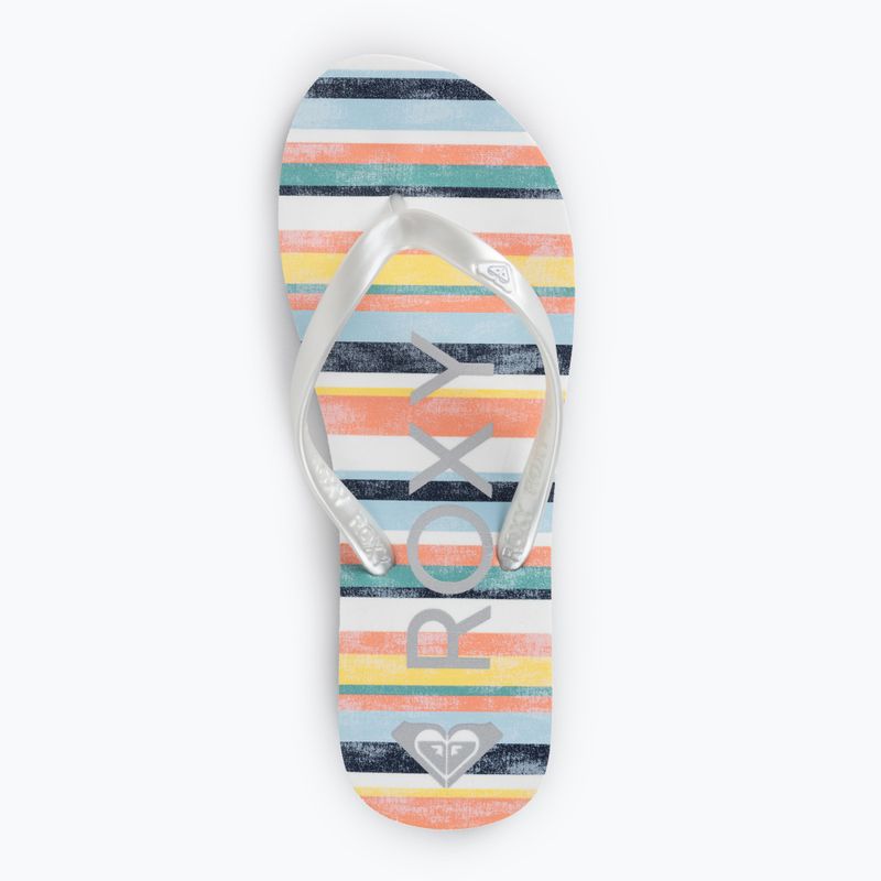 Детски джапанки ROXY Tahiti VII 2021 stripe citrus/olmpian blue 6