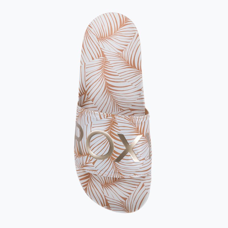 Дамски джапанки ROXY Slippy Printed 2021 white/tan 6