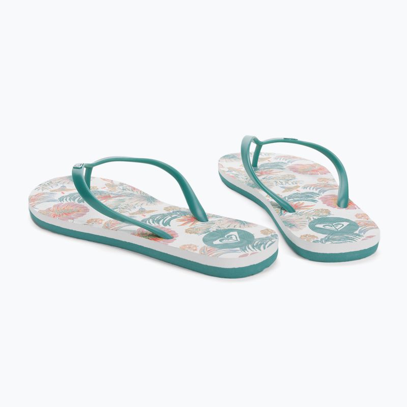 Дамски джапанки ROXY To The Sea X 2021 white/aqua 3